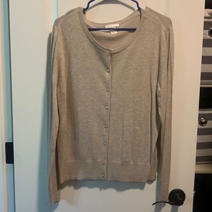 Cream Button Up Cardigan